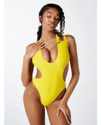 Paros cut out swimsuit