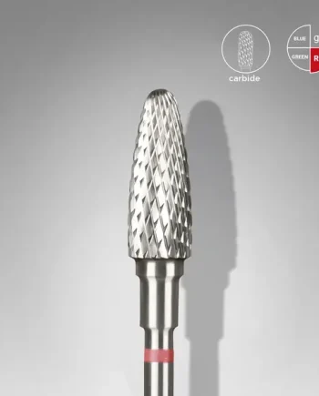 Staleks Carbide Nail Drill Bit CORN 5mm/13mm RED