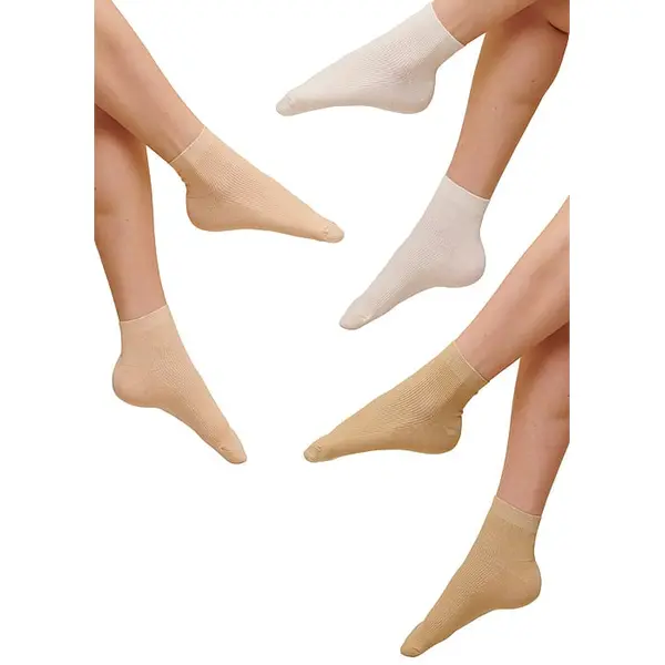 Vittori Ribbed Ankle Socks 3PP