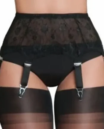 Lace Suspender Belt