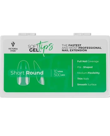 Victoria Vynn Soft Gel Tips SHORT ROUND