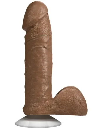 The Realistic Cock 6 Inch Dildo Flesh Brown Realistic Dildo