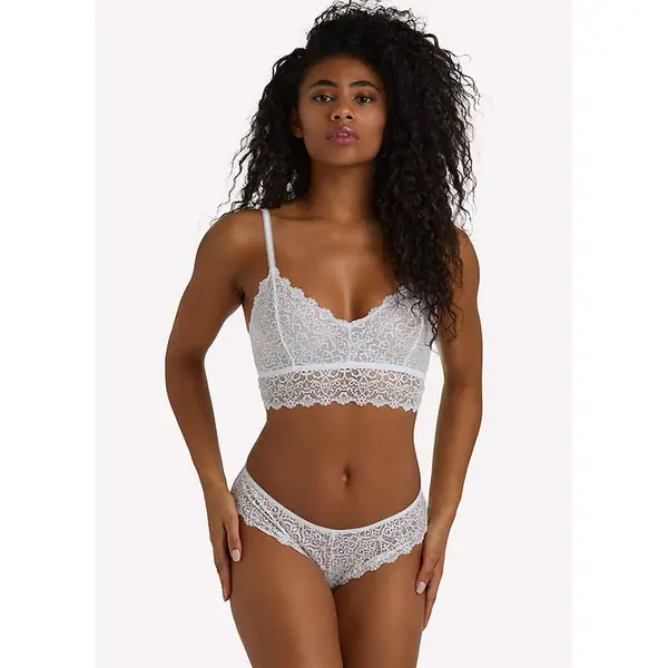 Wolf And Whistle Ariana Ivory Everyday Lace Bralette