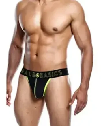 Male Basics Neon Thong Yellow