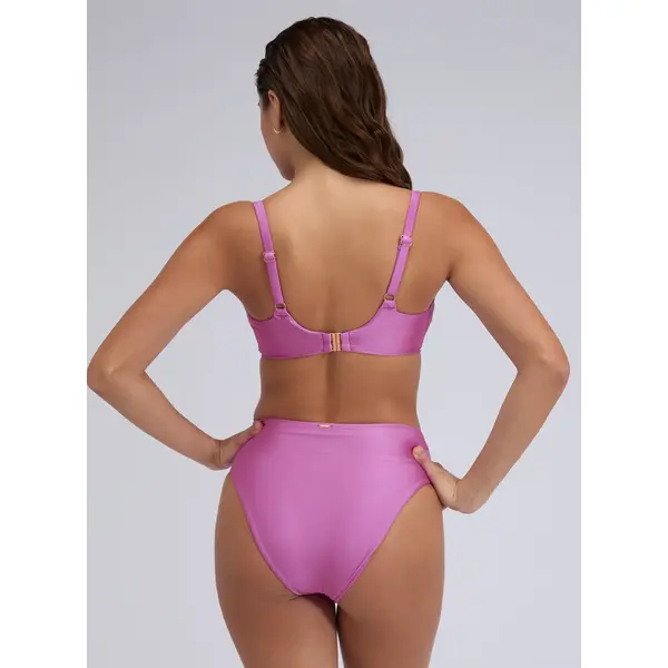 Ibiza lace up high waisted bikini bottoms