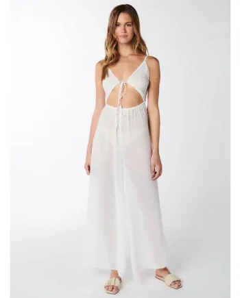 Dobby spot jumpsuit