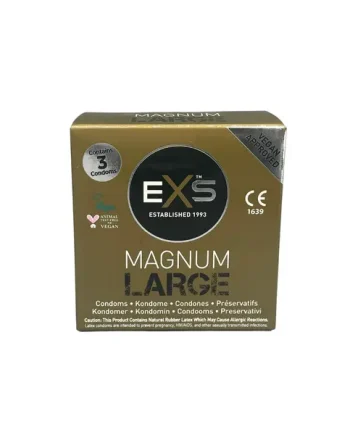 Packet of 3 EXS Magnum Large in box