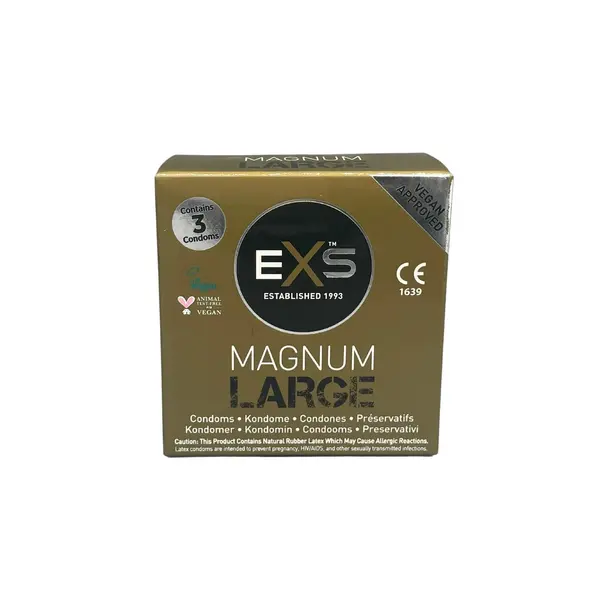 Packet of 3 EXS Magnum Large in box