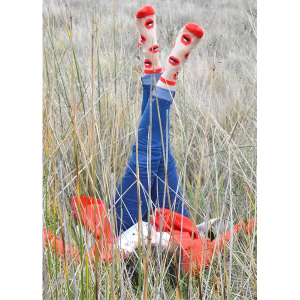 Sockette Maryline Red Lips Novelty Socks