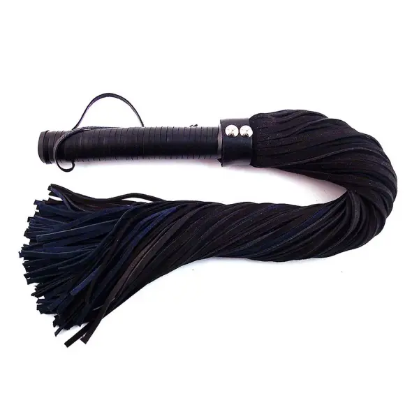 Suede Flogger Leather Handle