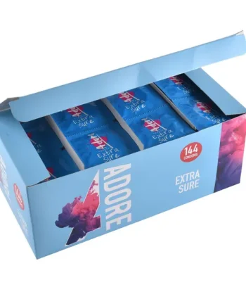 Pasante Adore Extra Sure (Extra Safe) Condoms (144 Pack)