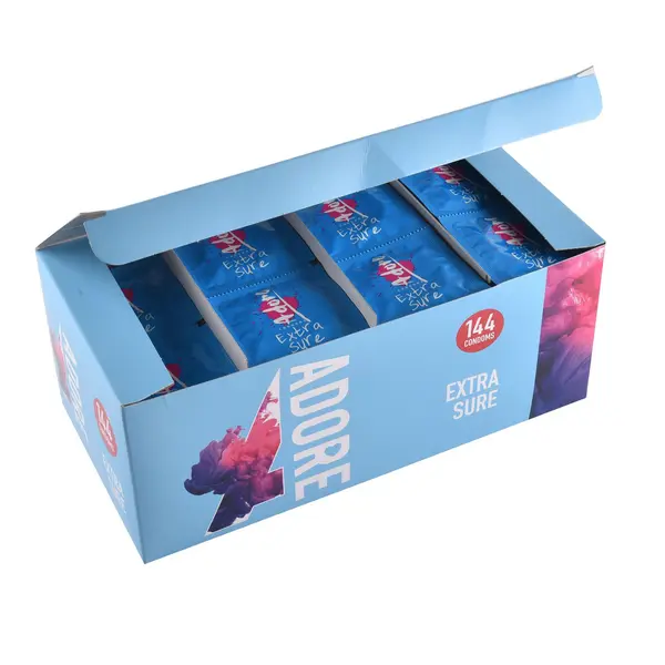 Pasante Adore Extra Sure (Extra Safe) Condoms (144 Pack)