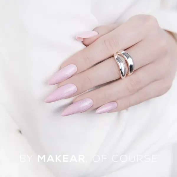 Makear Top No Wipe Cat Eye Pink 8ml