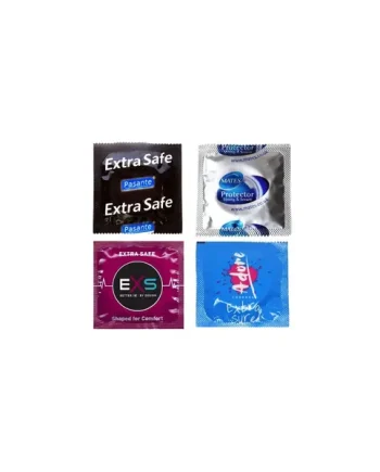Thicker & Safer Condom Combo Pack (Mates, Pasante, Adore & EXS)