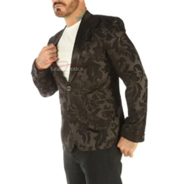 Men's Vintage Black Blazer Jacket