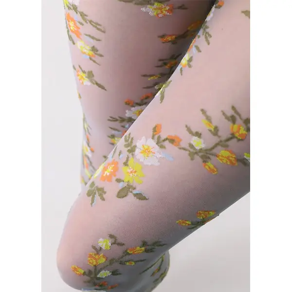 Oroblu Floral Embroidery Tights