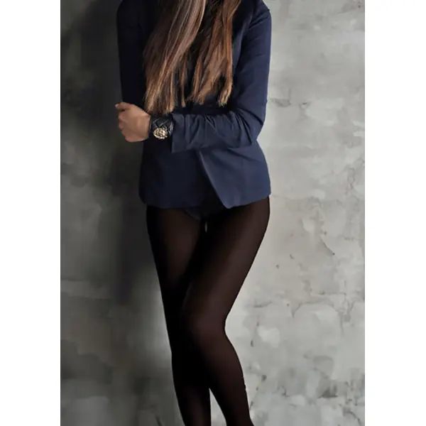 Commando The Fleece Lined Footless Tights