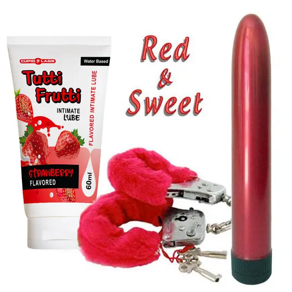 Erotic set Red&Sweet