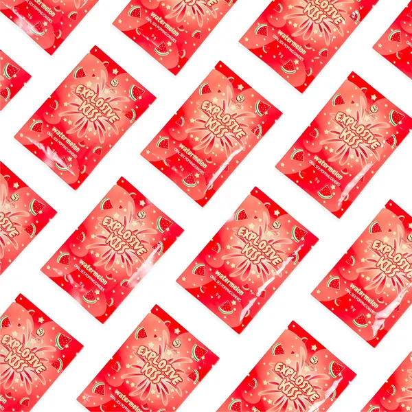 Explosive Kiss Popping Candies Watermelon Flavour