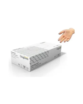 Unigloves Unicare Soft Vinyl Medical Grade Gloves (EN455)