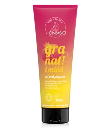 OnlyBio Body In Balance POMEGRANATE & HONEY Shower Gel Limited Edition 400ml