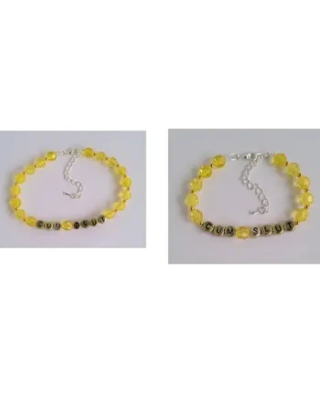 Cum Slut Beaded Anklet & Bracelet Set CSS1