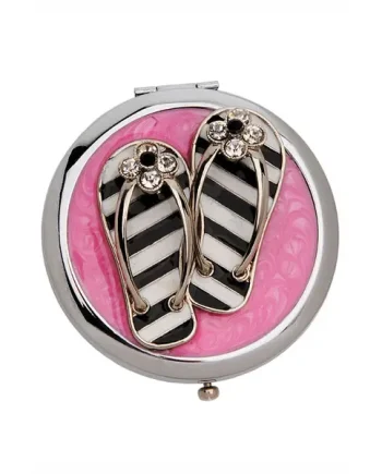 Danielle Creations Flip-Flop Enamelled Compact