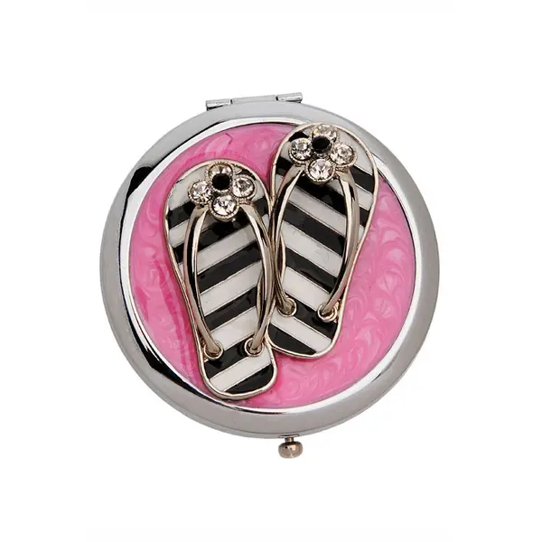 Danielle Creations Flip-Flop Enamelled Compact