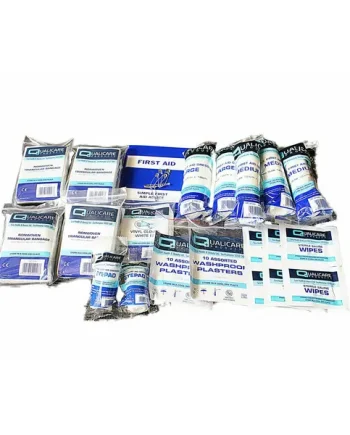 Standard HSE Compliant 10 Person First Aid Kit Refill only (no case)
