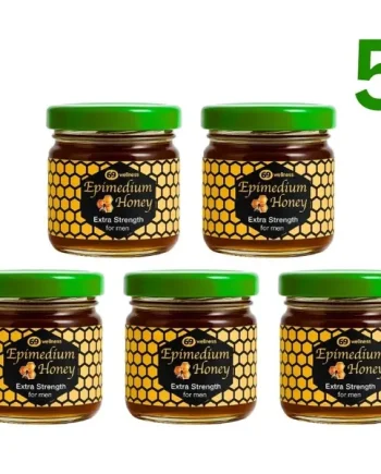 5 x Epimedium Honey for Men 40g. - Enhance Your Sexual Pleasure