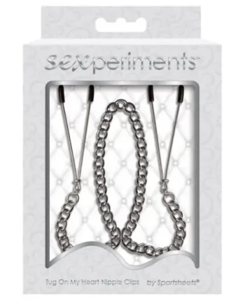 Sexperiments Tug on my Heart Nipple Clips
