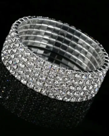 B20 – Five Row Diamante Bracelet
