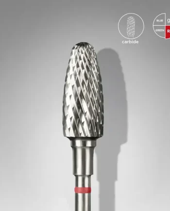 Staleks Carbide Nail Drill Bit CORN 6mm/14mm RED