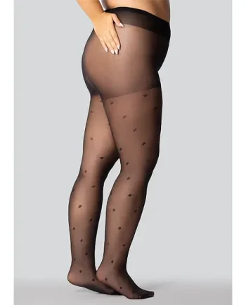Mona Queen Size Diamond Rain 30 Tights