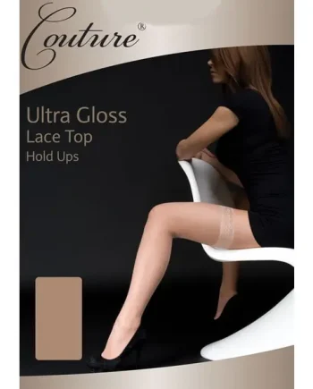 Couture Ultra Gloss Lace Top Hold Ups