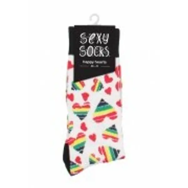 Sexy Socks - Happy Hearts £12.99 Code: SOCK005-1