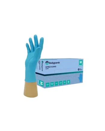 Bodyguards Blue Nitrile Gloves (GL895) Box of 100