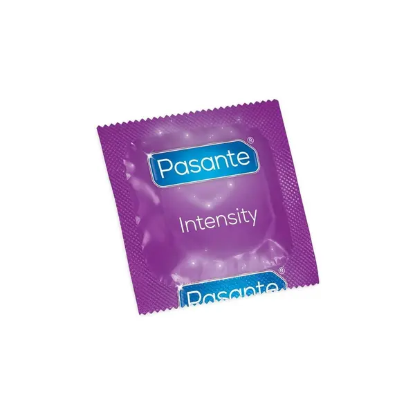 Box of 3 Pasante Intensity (Ribbed & Dotted) Condoms