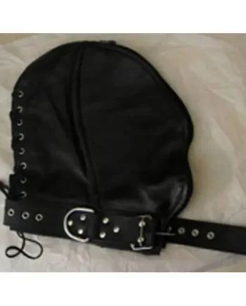 Gimp Hood Leather Open Mouth Hood DB