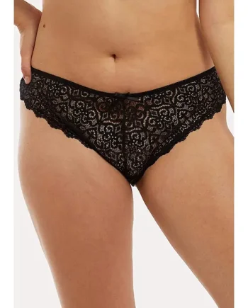 Wolf And Whistle Ariana Black Everyday Lace Brief