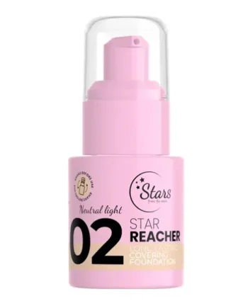 Stars From The Stars – STAR REACHER Long-Lasting Covering Foundation 02 Neutral Light 20g