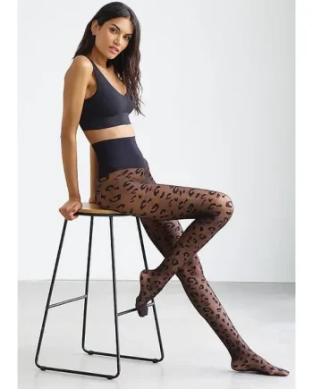 Commando Leopard Sheer Tights