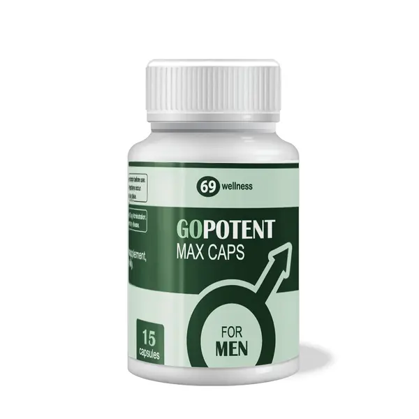 Go Potent Max Caps Erection Capsules - 15 capsules