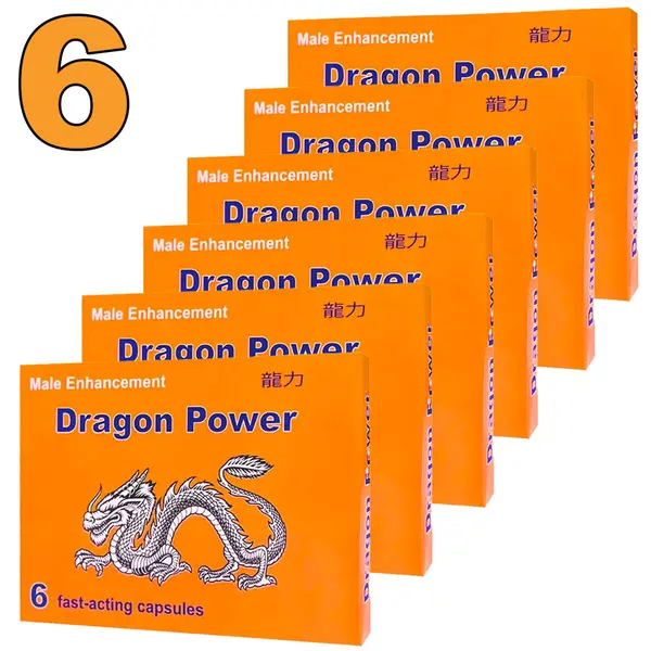6 x Dragon Power erection capsules