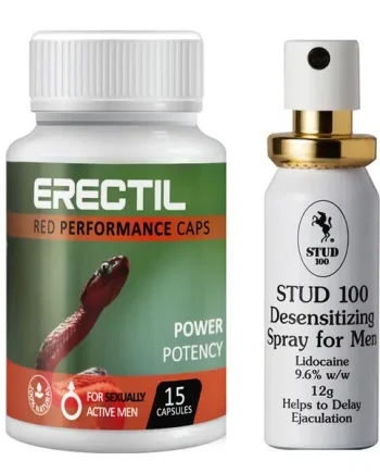 Erectil Enhance Your Sexual Performance + STUD 100 Last Longer