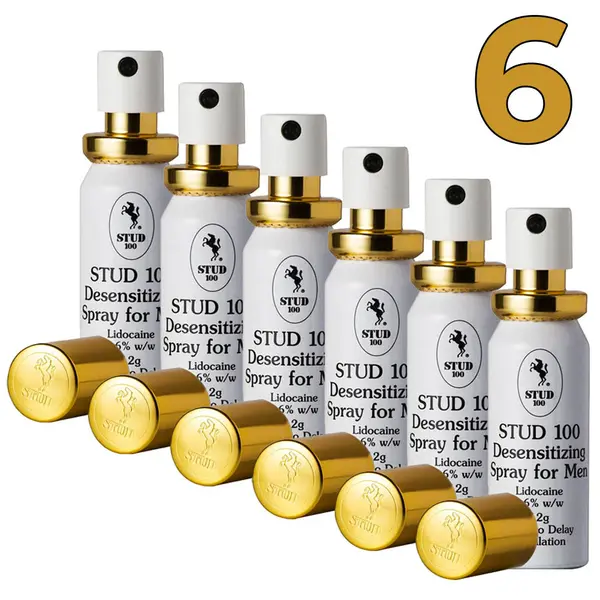 6 x STUD 100 - Last Longer and Enjoy Intimate Moments