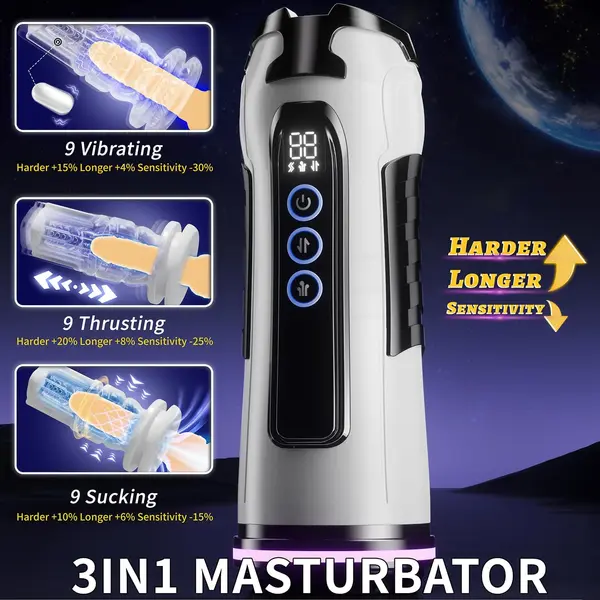Multi-function Automatic Male Masturbators with APP Control