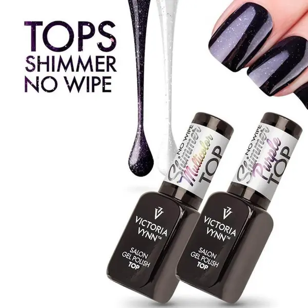 Victoria Vynn TOP SHIMMER NO WIPE PURPLE 8ml