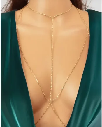Body Chain – Thin Chain (Gold colour)