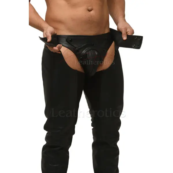 Men's Assless Leather Chaps